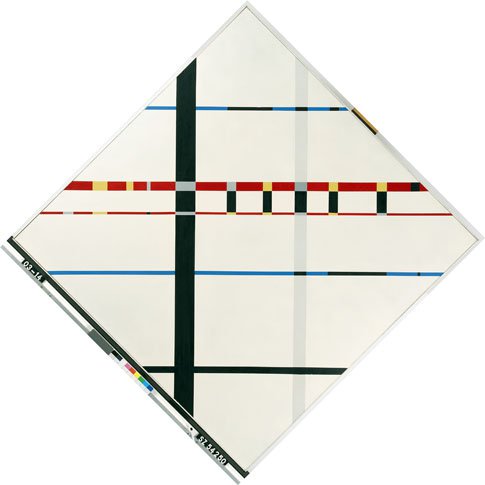 Ongenae, J.J.M., Tall diagonaal II,board, synthetische verf  ,  SZ54250, Rijksdienst voor het Cultureel Erfgoed